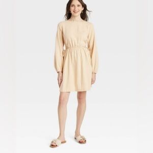Universal Thread Balloon Long Sleeve Mini A-Line Dress size Large NWT
